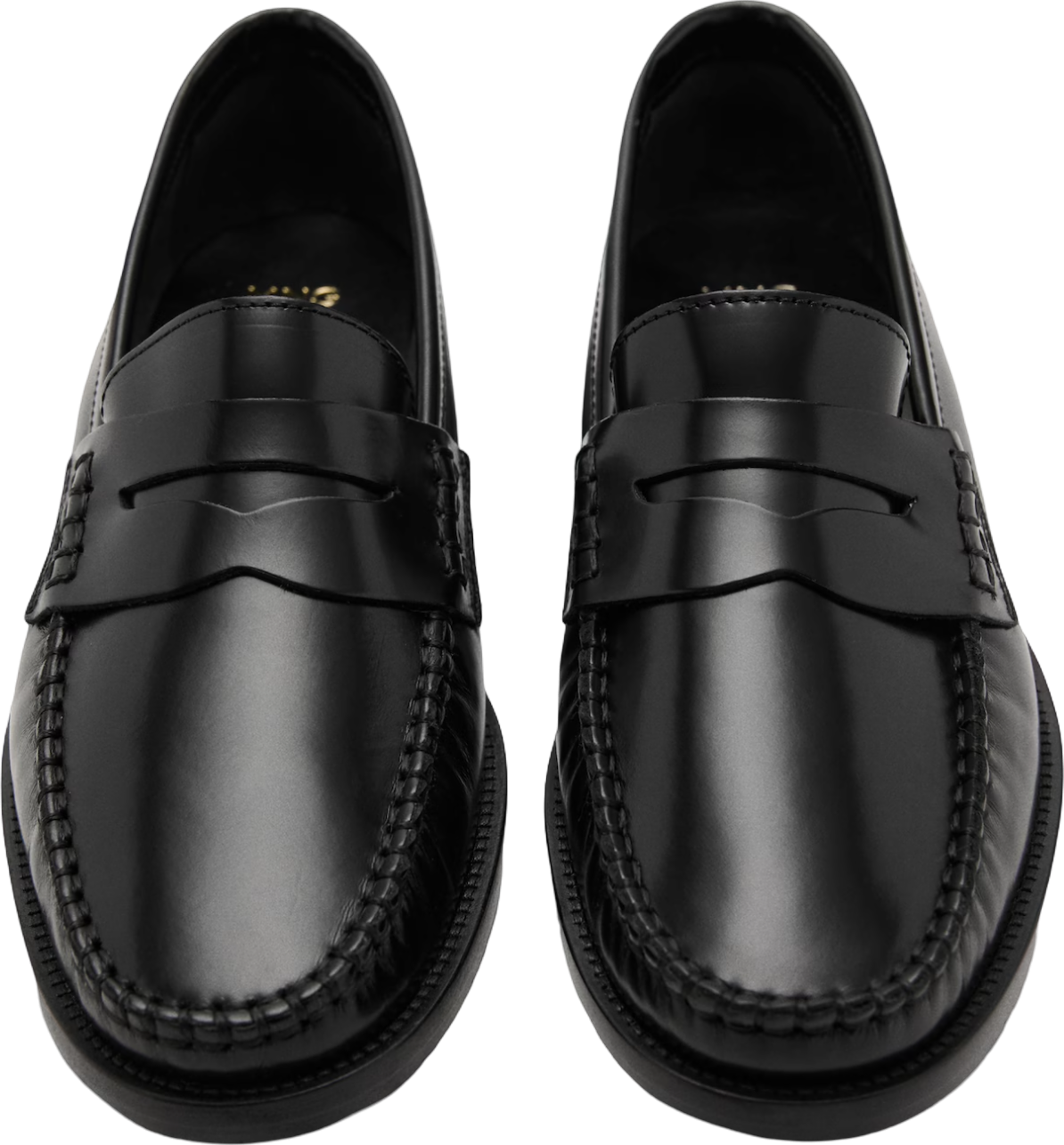 Black Loafers Mango