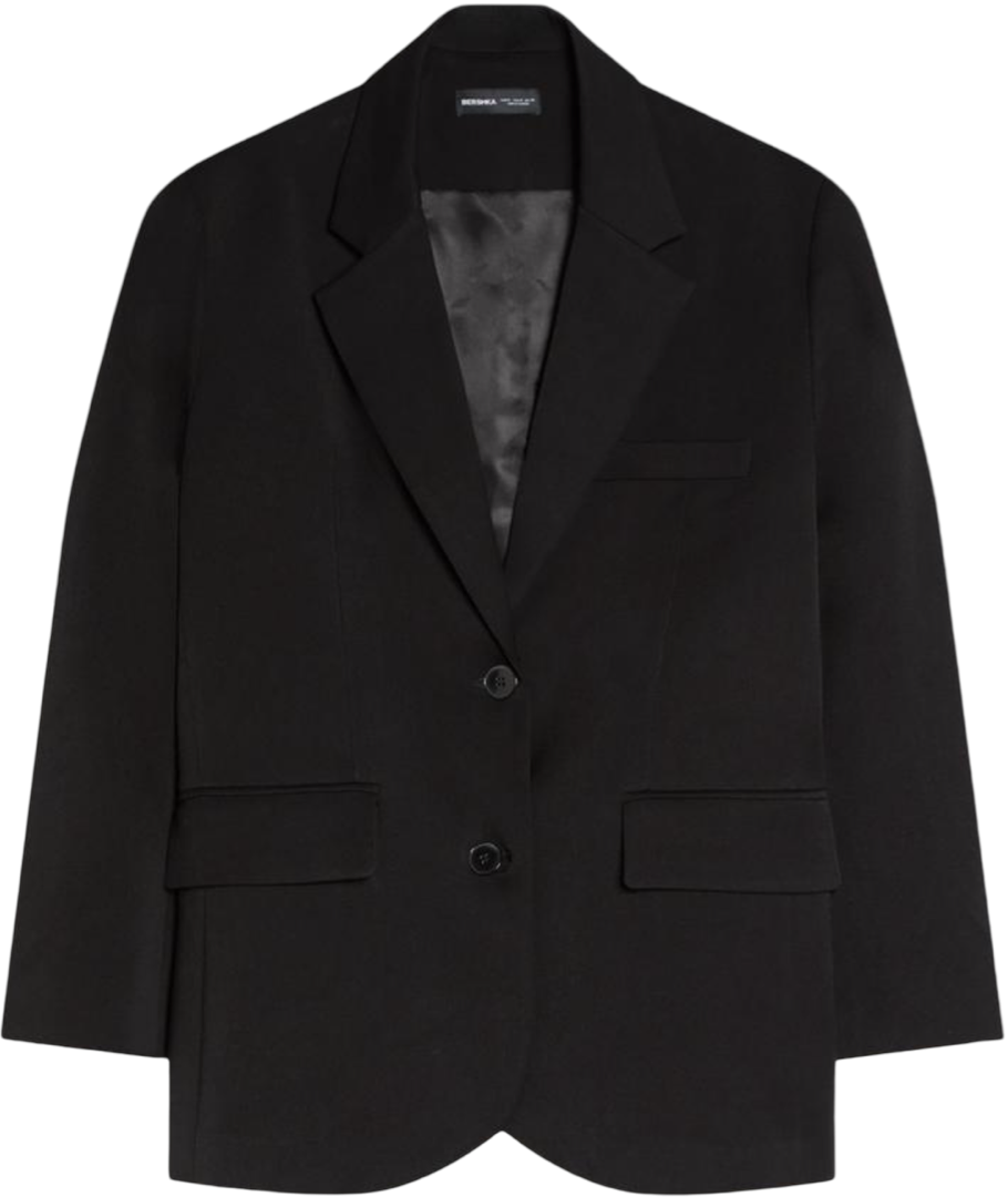 Black Blazer BERSHKA